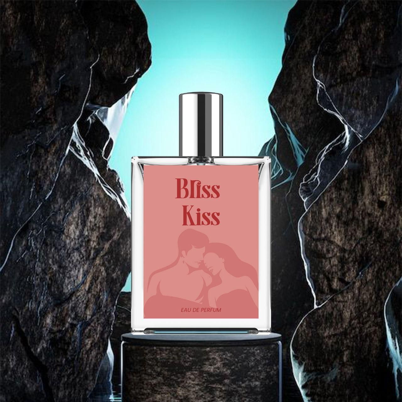 Briss Kiss Eau De Parfum Unisex Romantic Long Lasting Fragrance (Pack of 2)