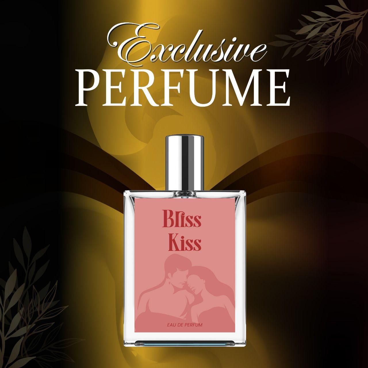 Briss Kiss Eau De Parfum Unisex Romantic Long Lasting Fragrance (Pack of 2)